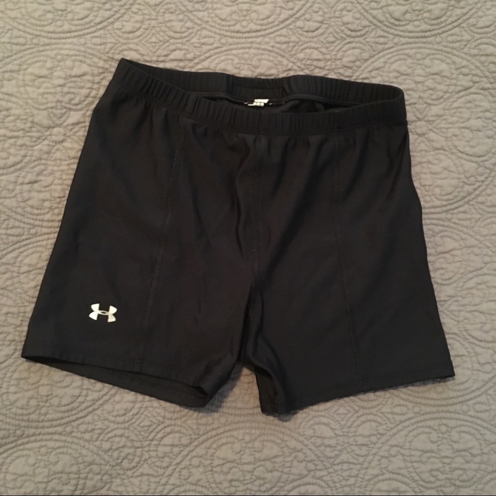 Under Armour Black Spandex Shorts - Medium